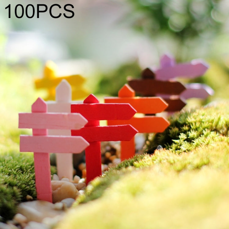 Mini staccionate in legno per decorazione giardino 10 pezzi