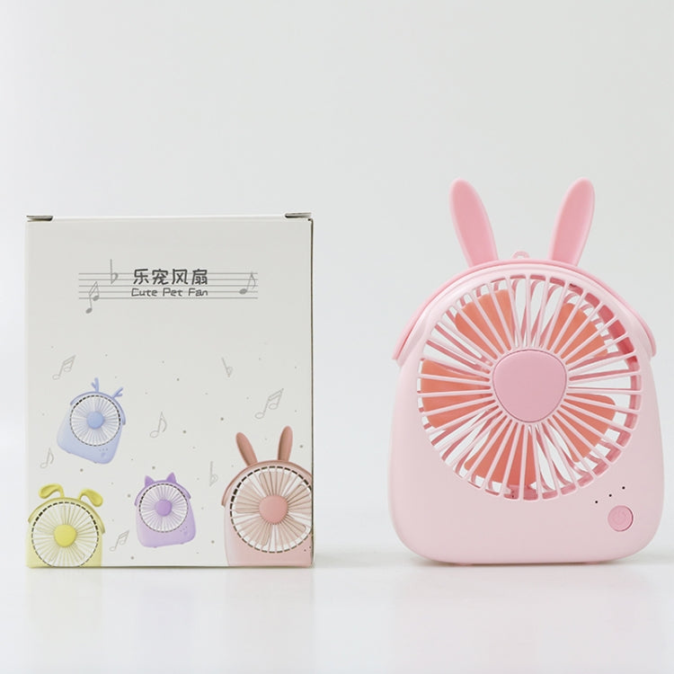 WT-F14 1200mAh Mini Portable Rabbit Fan with 3 Speed ​​Control