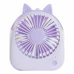 Mini ventilatore portatile a forma di coniglio con batteria 1200