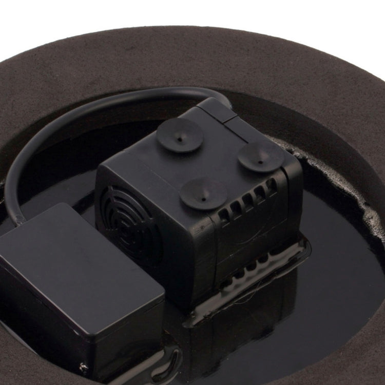 Pompa ad acqua ad energia solare Fontana da giardino Pannello galleggiante Kit laghetto per irrigazione per cascate Display per acqua Fontana per decorazione piscina per parco, Diametro: 16 cm, olar Powered Water Pump