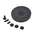 Pompa ad acqua ad energia solare Fontana da giardino Pannello galleggiante Kit laghetto per irrigazione per cascate Display per acqua Fontana per decorazione piscina per parco, Diametro: 16 cm, olar Powered Water Pump