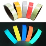 Nastro luminoso verde che si illumina al buio Adesivo da parete Nastro luminoso fotoluminescente Decorazione per la casa, dimensioni: 1 cm x 3 m, 1cm x 3m