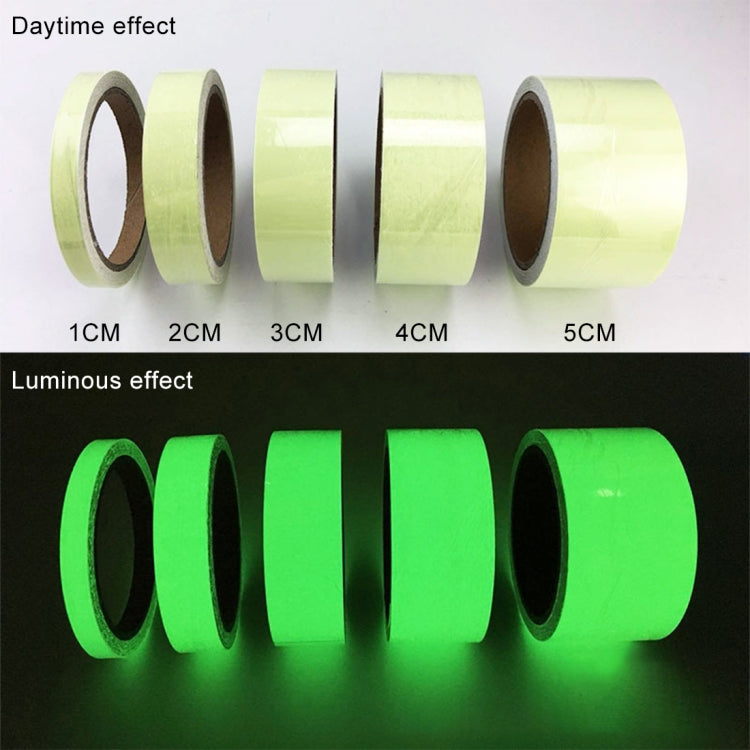 Nastro luminoso Verde che si illumina al buio Adesivo da parete Nastro luminoso fotoluminescente Decorazione per la casa, dimensioni: 5 cm x 3 m, 5cm x 3m