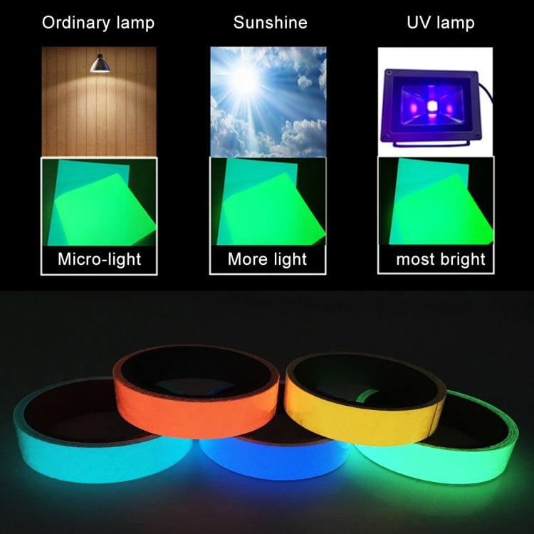 Nastro luminoso Verde Bagliore nel buio Adesivo da parete Nastro luminoso fotoluminescente Decorazione per la casa, dimensioni: 2 cm x 10 m, 2cm x 10m