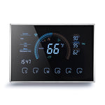Termostato WiFi BHP-8000 con alloggiamento rotondo specchio