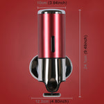 Bottiglia di sapone per shampoo liquido per lavaggio a parete con dispenser manuale per doccia per hotel, capacità: 500 ml, 500ml/Dark Red, 500ml/Green, 500ml/Gold, 500ml/Blue, 500ml/Purple, 500ml/Red, 500ml/Silver, 500ml/White