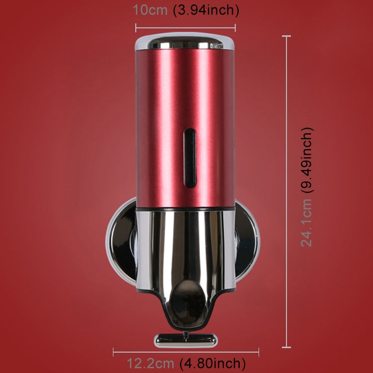 Bottiglia di sapone per shampoo liquido per lavaggio a parete con dispenser manuale per doccia per hotel, capacità: 500 ml, 500ml/Dark Red, 500ml/Green, 500ml/Gold, 500ml/Blue, 500ml/Purple, 500ml/Red, 500ml/Silver, 500ml/White