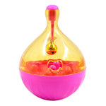Animali domestici Bicchiere Perdite Palla di cibo Esercizio di addestramento per cani Divertenti Ciotole Giocattoli, Dimensioni: 14 * 9,5 cm