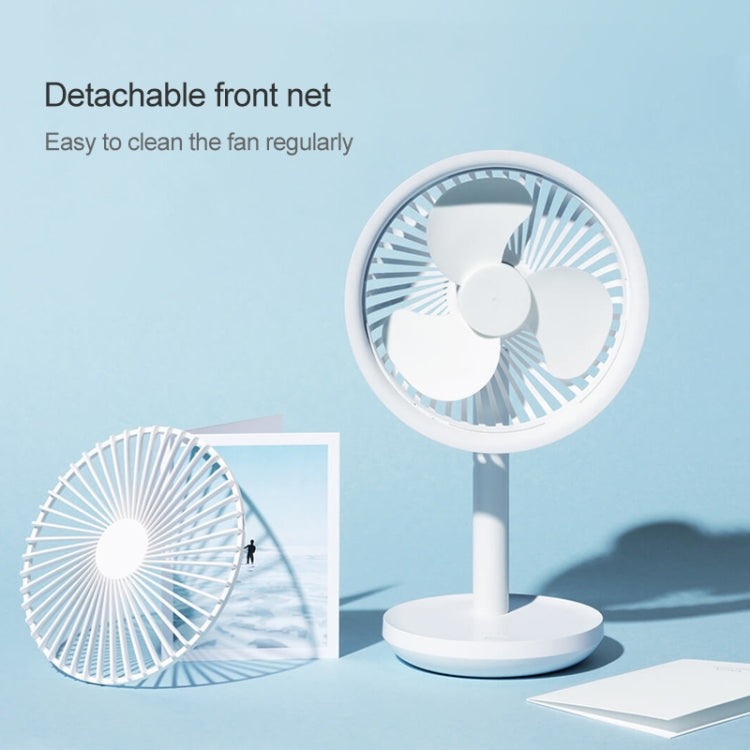 Mini ventilatore da ufficio per dormitorio elettrico da tavolo con ricarica USB originale Xiaomi Youpin SOLOVE, con controllo a 3 velocità, SOLOVE