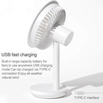 Mini ventilatore da tavolo USB con batteria 4000mAh