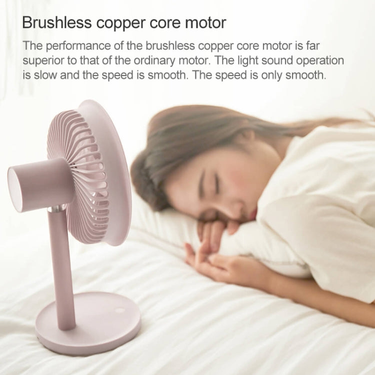 Mini ventilatore da ufficio per dormitorio elettrico da tavolo con ricarica USB originale Xiaomi Youpin SOLOVE, con controllo a 3 velocità, SOLOVE