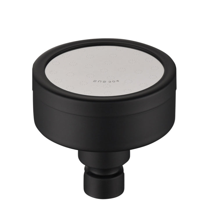 Soffione doccia con getto superiore pressurizzato tondo in acciaio inossidabile 304 rimovibile e lavabile, dimensioni: 80 mm, Pattern G