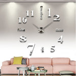 Orologio adesivo da parete creativo specchio 3D fai da te, dimensioni: 120 * 120 cm, Size: 120*120cm(Black), Size: 120*120cm(Blue), Size: 120*120cm(Red), Size: 120*120cm(White), Size: 120*120cm(Yellow)