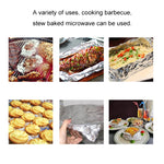 Carta da barbecue in carta stagnola di alluminio Bakest da 5 pezzi da 5 m, 5 PCS Barbecue Paper