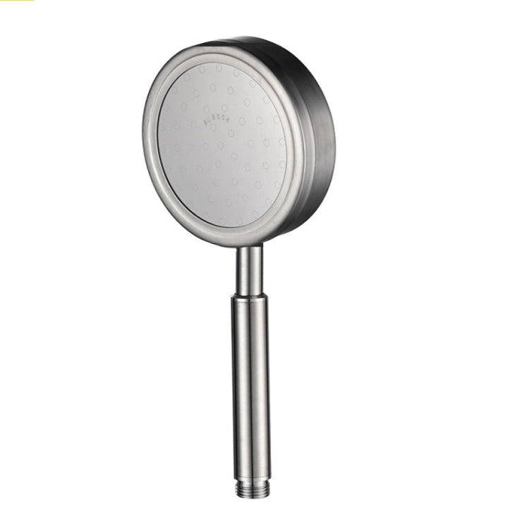Soffione doccia pressurizzato rotondo in acciaio inossidabile 304 rimovibile e lavabile, dimensioni: 117 mm, Pattern E