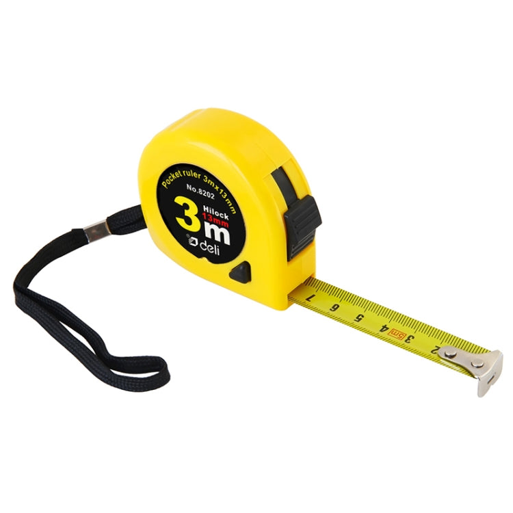 deli Righello retrattile Nastro di misurazione Righello da tirare portatile Mini metro a nastro, Lunghezza: 3 m, 3m