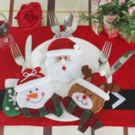 Portaposate 3 in 1 con decorazioni natalizie stile viso rotondo, Round Face Style