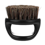 Pennello da barba portatile uomo 3 pezzi in ABS nero