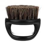 Pennello da barba portatile uomo 3 pezzi in ABS nero