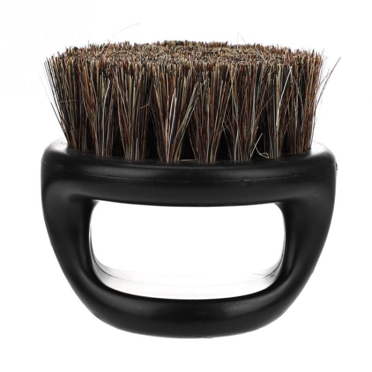 Pennello da barba portatile uomo 3 pezzi in ABS nero