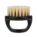 Pennello da barba portatile uomo 3 pezzi in ABS nero