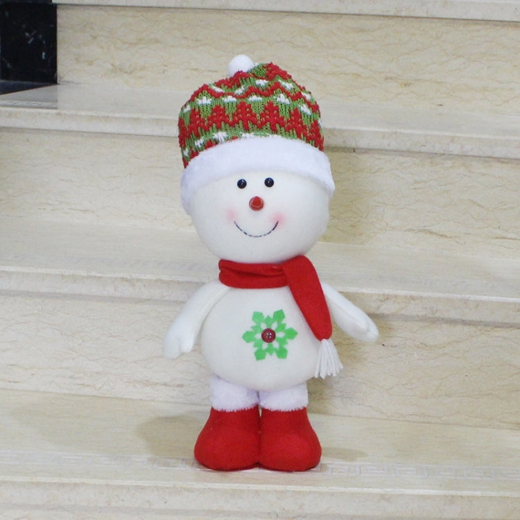 Bambola pupazzo di neve con decorazione natalizia per la casa di grandi dimensioni in piedi, Standing Snowman