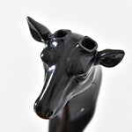 Gancio appendiabiti da parete con testa di cervo rurale in stile europeo, consegna casuale dei colori, Deer Head Hook