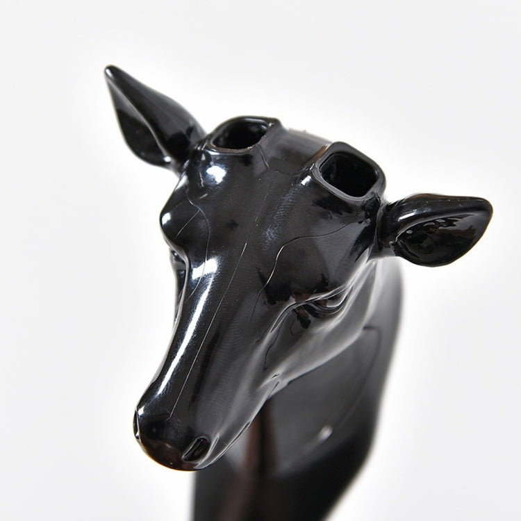 Gancio appendiabiti da parete con testa di cervo rurale in stile europeo, consegna casuale dei colori, Deer Head Hook