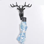 Gancio appendiabiti da parete con testa di cervo rurale in stile europeo, consegna casuale dei colori, Deer Head Hook