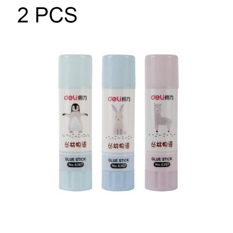 2 pezzi di materiale scolastico Colla solida Colla stick ad alta viscosità Colla solida PVP, consegna colore casuale, 6367