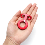 5 pezzi in lega di alluminio per arrampicata all'aperto, escursionismo, campeggio, corda, gancio, tenda, luce, fibbia sospesa, 3pcs Rope Hanger Hook