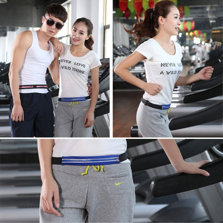 Marsupio singolo in tessuto ecopelle ad alta elasticità impermeabile per sport all'aria aperta multifunzionale con striscia riflettente notturna, consegna colore casuale, Single Waist Bag