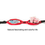 Marsupio multifunzionale in tessuto ecopelle ad alta elasticità impermeabile per sport all'aria aperta con striscia riflettente notturna, consegna colore casuale, Double Waist Bag