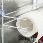 Scaffale per frigorifero multistrato Mensola laterale Supporto per parete laterale Organizzatore da cucina multifunzione per la casa, dimensioni: 25 x 9,5 x 62 cm, 25 x 9.5 x 62cm