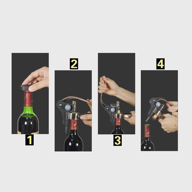 Apribottiglie a forma di coniglio retrò in lega di zinco + materiale ABS Apribottiglie per vino con porta cavatappi, dimensioni: 18 x 14,5 x 4,7 cm, Zinc Alloy