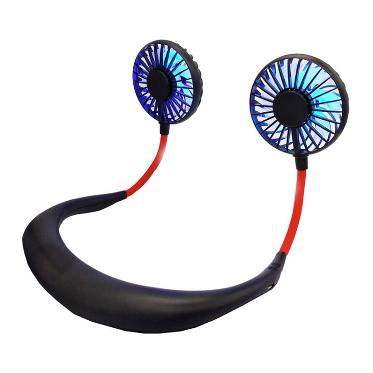 Ventilatore LED da esterno con mini ventilatore a collo sospeso