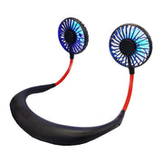 Creative LED Outdoor Fan Mini Hanging Neck Fan, F008 (Black), F008, F008 (Blue), F008 (White)