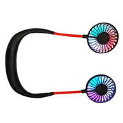 Creative LED Outdoor Fan Mini Hanging Neck Fan, F008 (Black), F008, F008 (Blue), F008 (White)