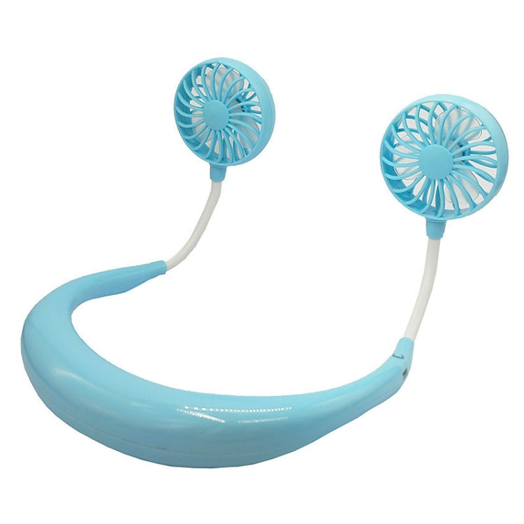 Ventilatore LED da esterno con mini ventilatore a collo sospeso