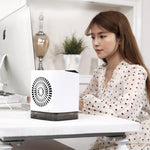 Mini ventola da tavolo con funzione umidificatore
