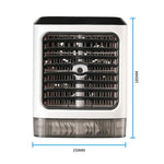 Mini ventola da tavolo con funzione umidificatore