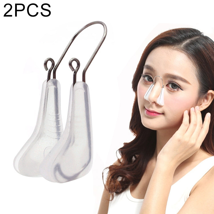 2 pz. Beauty Bridge of Nose Dispositivo aumentato Clip per naso Bretelle Ting nasale, consegna colore casuale, 2 PCS