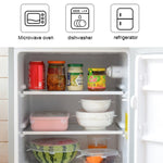 6 pezzi/set coperchi sigillanti in silicone per uso alimentare, Silicone Sealing Lids