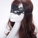 Maschera di corona di pizzo da donna sexy da ballo in maschera di Halloween, Crown