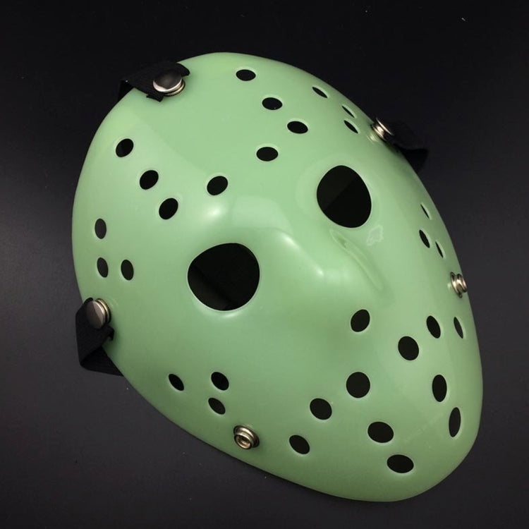 Maschera di Jason addensata fresca per la festa di Halloween, Fluorescent Green, Gold, Red + White, Silver, White, Red + Yellow