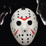 Maschera di Jason addensata fresca per la festa di Halloween, Fluorescent Green, Gold, Red + White, Silver, White, Red + Yellow