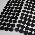 1000 pz. Gancio adesivo rotondo in nylon da 20 mm e chiusura ad anello, 20mm (Black), 20mm (White)