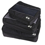 3 pezzi/set Borsa portaoggetti per biancheria intima da viaggio impermeabile in poliestere 210D con trama da calcio multifunzione