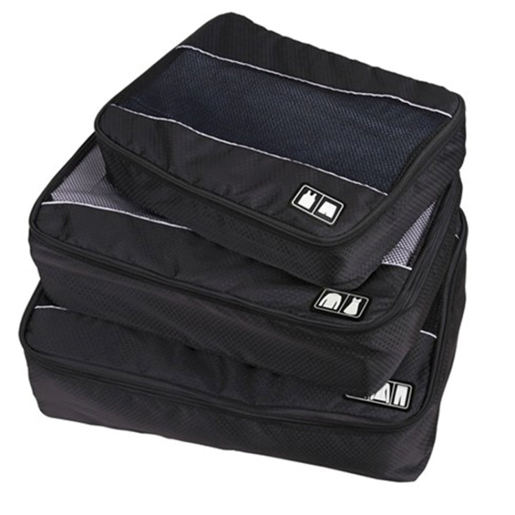 3 pezzi/set Borsa portaoggetti per biancheria intima da viaggio impermeabile in poliestere 210D con trama da calcio multifunzione