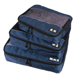 3 pezzi/set Borsa portaoggetti per biancheria intima da viaggio impermeabile in poliestere 210D con trama da calcio multifunzione